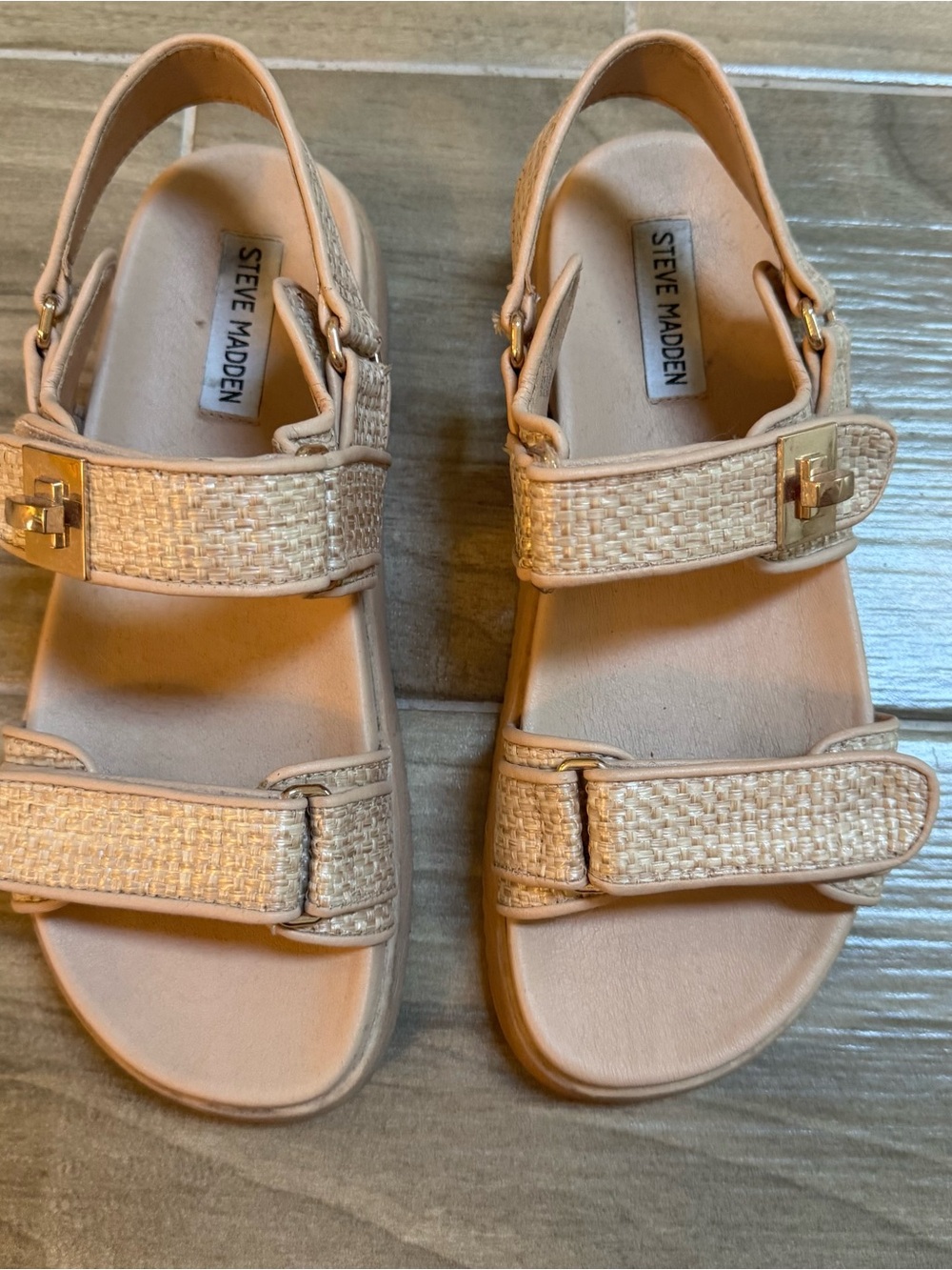 Steve Madden Raffia Sandals - Picture 3 of 6